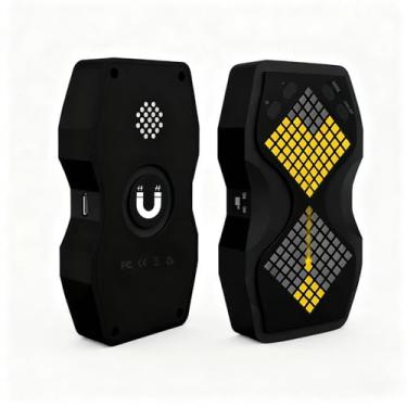 Imagem de KOMILIFT Temporizador de ampulheta visual LED, contagem regressiva de 1 a 60 minutos com suporte magnético, alerta de campainha e luz noturna regulável, temporizador de areia para crianças aprendendo