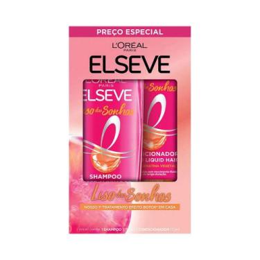 Imagem de Kit Elseve Shampoo 375ml + Condicionador 170ml Liso dos Sonhos