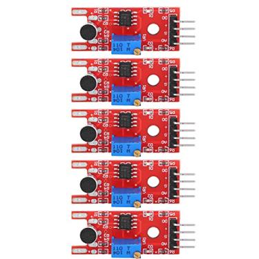 Imagem de Acouto Módulo de Sensor de Som de Microfone de Alta Sensibilidade para Robôs e Projetos DIY, Baixo Consumo de Energia, Design Compacto, Compatível Com 3,3 V/5 V