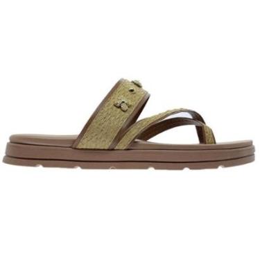 Imagem de Tamanco Papete Feminino Moleca 5490.125 Camel-Feminino