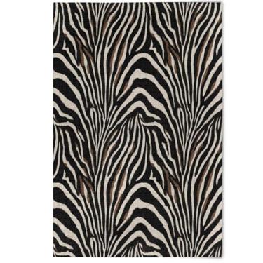 Imagem de Quebra-cabeça clássico preto listras zebra, 500 peças, arte de arte com estampa de animal adulto, presentes de festa de elefante branco, 500 peças, 52 x 37,8 cm