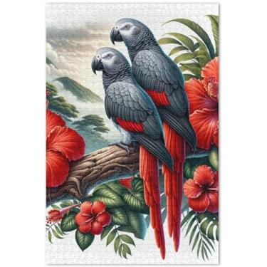 Imagem de Unicórnios roxos, cenário fantástico, quebra-cabeças 500 peças para adultos, família, brinquedo, arte, quebra-cabeças coloridos, presentes, 51 x 35 cm