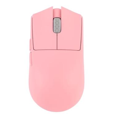 Imagem de Generic Mouse para Laptop, Bateria Tri Mode 2.4G USB C 300mAh até 30000DPI Mouse para Jogos Sem Fio para PC (Rosa)