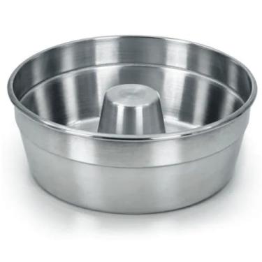 Imagem de Kit 3 Formas 18-20-22 Bolo Vulcão Pudim Padaria Redonda Aluminio (Unidade Nº 22)