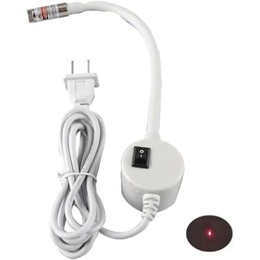 Imagem de Luz laser acolchoada de posicionamento magnético para máquina de costura. Luzes de guia de costura com ponto, linha reta, projeção de mira para costura precisa (DOT)