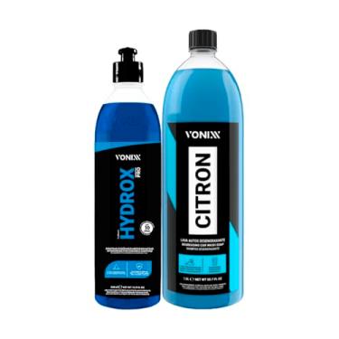 Imagem de Kit Limpeza Automotiva Hydrox Pro Vonixx Coating Cerâmico Hidrorreativo + Shampoo Automotivo Citron 1,5L Vonixx