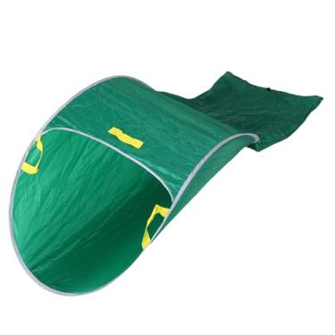 Imagem de AUNMAS Pop Up Saco de Folhas, Portátil Dobrável 230d Oxford Tecido Economia de Trabalho Duplo Aberto Saco Coletor Quintal Jardim Solução de Armazenamento (A)