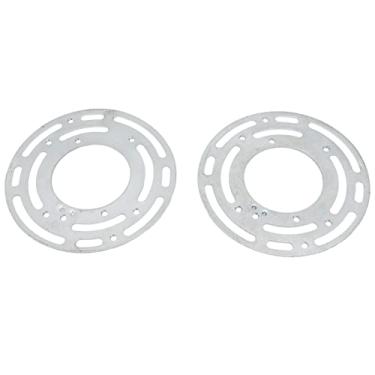 Imagem de Generic Suporte de Montagem de Luminária Universal de Aço Inoxidável, Instalação Durável e Fácil para Luzes de Teto, Lustres, 2 Conjuntos para Reforma da Casa