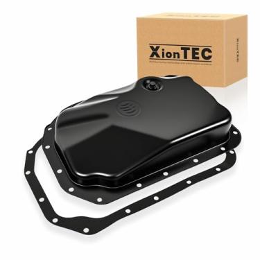 Imagem de XIONTEC Cárter de óleo de transmissão com plugue de drenagem compatível com Chevrolet Silverado 1500/2500/3500 Tahoe Suburban Express, GMC Sierra Yukon C1500 C2500 C3500, Cadillac Escalade/ESV/EXT