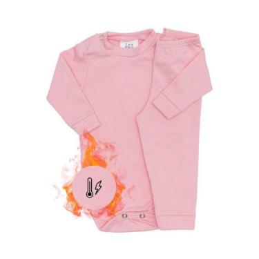 Imagem de Conjunto Infantil Térmico Segunda Pele Peluciado Body Calça - Pettenat