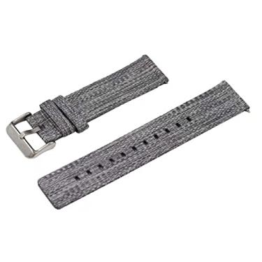 Imagem de BKUANE Pulseira de nylon para relógio Samsung Galaxy 4/clássico/3/46mm/42mm/Active 2 gear s3 frontier watchBand 20mm 22mm pulseira Correa (Cor: Gary, Tamanho: 22mm Universal)