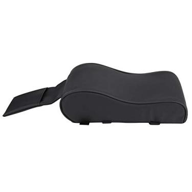 Imagem de Generic Almofada de Apoio de Braço de Couro para Carro, Espuma de Memória Macia, Almofada Automotiva, Fácil Instalação para Dirigir, Conforto, Ajuste Universal, Couro Preto, 12,6 * 6, pol.