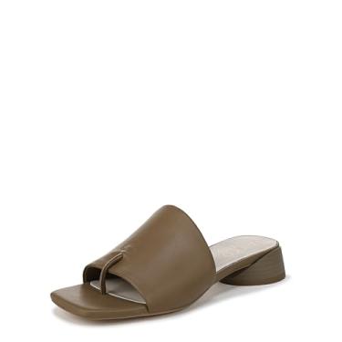 Imagem de Franco Sarto Sandália feminina Loran Slide, Couro Driftwood, 7 Wide