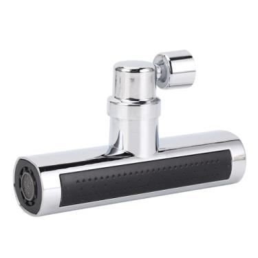 Imagem de Dioche Extensor de Torneira de Cozinha de 360 ​​graus 4 Modos Cachoeira Cabeça de Torneira de Alta Pressão Substituição de Liga de Prata ABS Material de Cobre para Cabeça de