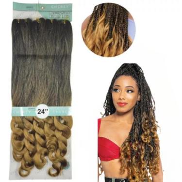 Imagem de Cabelo Jumbo Boho Cherey Ondulado 400g Várias Cores - D&D Commerce, Om