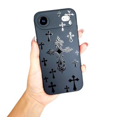 Imagem de JIASTGO Capa transversal moderna para iPhone 16e, capa fina de TPU macio à prova de choque, proteção legal de Jesus Cristão para mulheres, meninas, homens adolescentes (cruz grande 16e)