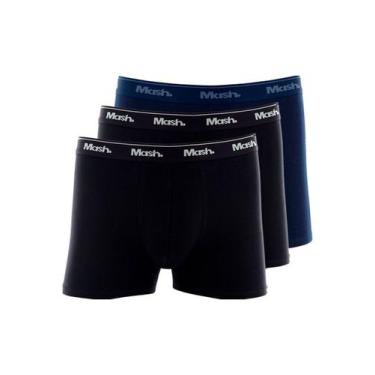 Imagem de Kit com 3 Cuecas Boxer Mash 170.26 Colorido, Azul, G