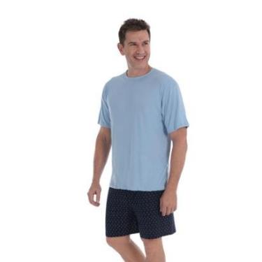 Imagem de Pijama Masculino Verão Manga Curta Victory-Masculino