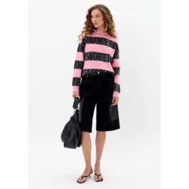 Imagem de Bermuda Jeans Cargo High-Feminino