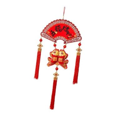 Imagem de oshhni Decoração de Ano Chinês para Porta de Entrada: Pingente Tradicional e Criativo do Ano do Cavalo com Borlas para Sala de Estar e Casa