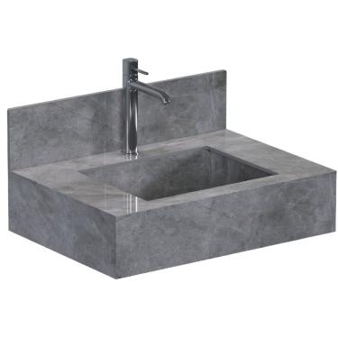 Imagem de Bancada De Porcelanato Napoles Cinza 60cm - P103284 - Cozimax