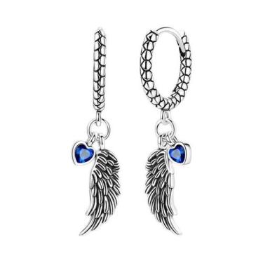 Imagem de Brincos De Argola Em Prata Esterlina 925 Com Zircônia MULA Joias Finas