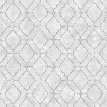 Imagem de Papel De Parede Vip Geométrico Cinza Prata 10m X 0.53m