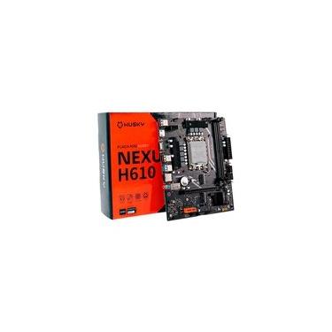 Imagem de Placa-Mãe Husky Nexus H610, LGA 1700, 12ª/13ª Gen, M.2 NVMe/SATA, DDR4 3200MHz, Micro-ATX, HDMI/DP - HPM610