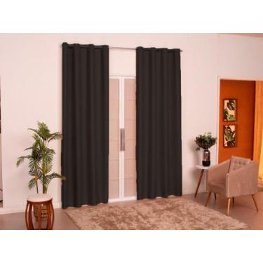 Imagem de Cortina antonella micropercal 180 fios tamanho 2,00 x 1,80 - morada do