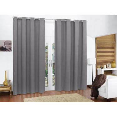 Imagem de cortina blackout grande cortina corta luz 5,60x2,30m cortina plastico 