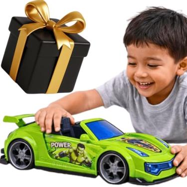 Imagem de Carrinho Esportivo Grande Escala 1:12 Brinquedo Personagem Herois selo Inmetro presente menino 3 anos não precisa de pilhas custo beneficio (Power)