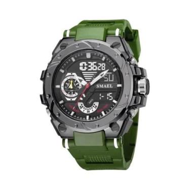 Imagem de Relógio Esportivo SMAEL Masculino À Prova D'Água 50M, Resistente a Imp