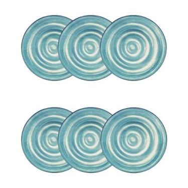 Imagem de Jogo de 6 Pratos Sobremesa 20cm Oxford Unni Oceânica