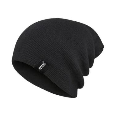 Imagem de Gorro De Inverno Tricotado Unissex Em Várias Cores Com Etiqueta Decora