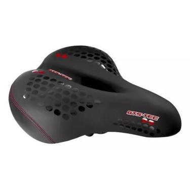 Imagem de Selim Super Confort Vazado Com Led Vermelho Traseiro-Unissex