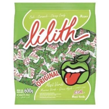 Imagem de Bala Mastigável Lilith Maçã Verde Cory 500g