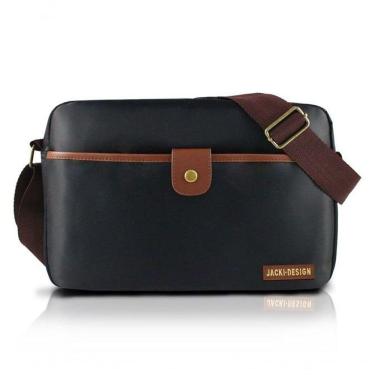 Imagem de Bolsa Transversal For Men Jacki Design Preto/marrom