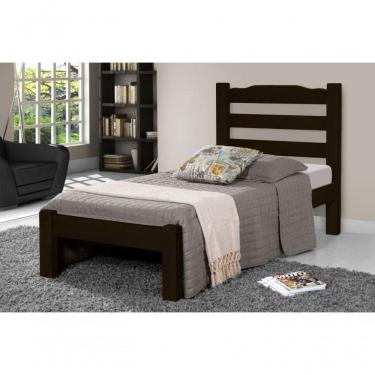 Imagem de Cama de Solteiro Veneza de Madeira Maciça Tauari