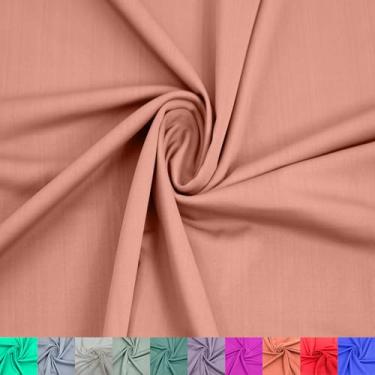 Imagem de Texco Inc 157,5 cm de largura Nylon Spandex tecido opaco por jarda - 185GSM, peso médio, respirável, elasticidade em 4 vias - ideal para atividades e roupas esportivas, ioga e artesanato, Brown Sierra