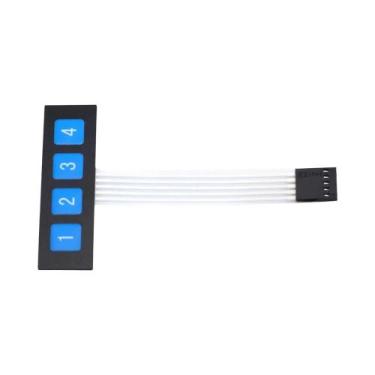 Imagem de Kit De Teclado Matricial De 6 Teclas Com Painel De Controle LED Para A