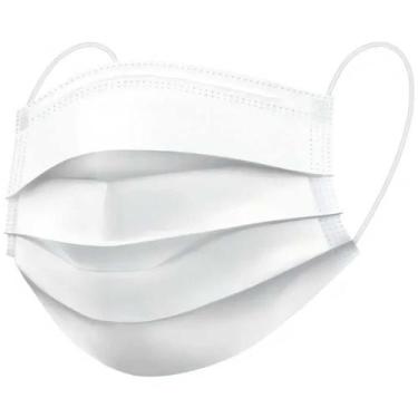 Imagem de Máscara Descartável Inoven Branca 3 Camadas Elástico c/ 50