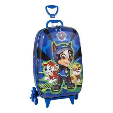Imagem de Mala de Viagem Infantil Com Rodinha Harry Patrulha Canina 3D - MAX TOY