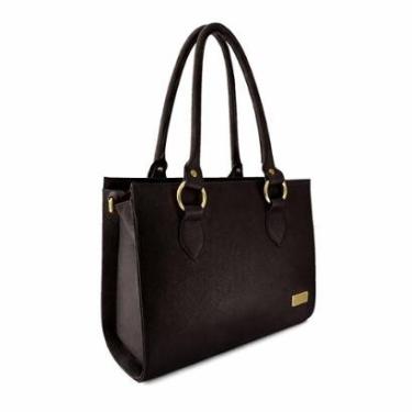 Imagem de Bolsa Estruturada Direto de Fábrica TopGrife Atacado Couro-Feminino