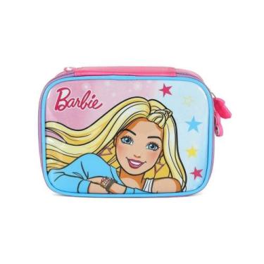 Imagem de Estojo Box 100 Pens Luxcel Barbie Estrelas Azul