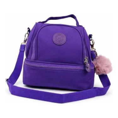 Imagem de Bolsa Lancheira Térmica Feminina Frasqueira Compacta Ideal Para Trabal