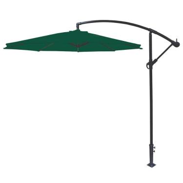 Imagem de Ombrelone Lateral Tramontina Em Aço E Poliéster Verde Sem Base 2,7m 14999009