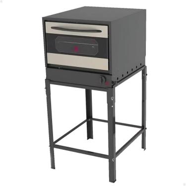 Imagem de Forno Progás 80 L Fge-110 Gourmet Inox A Gás Com 2 Grades Acompanha Cavalete P39218