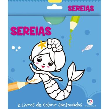 Imagem de Sereias - 2 livros de colorir sanfonados