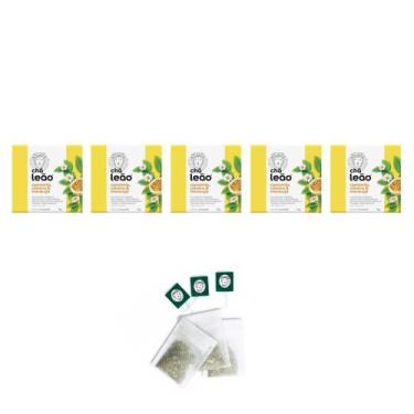 Imagem de Chá Leão Camomila Com Cidreira E Maracujá 10 Sachês Kit 5 - Leão Alime