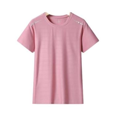 Imagem de Camiseta Feminina de Corrida - Respirável, Reflexiva e de Secagem Rápi